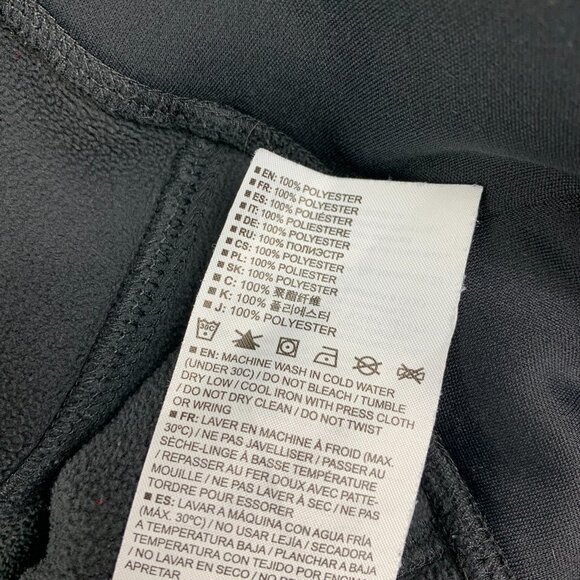 Burton Mens Sweater Small Black Crown Bonded Pullover Hoodie Snowboarding Logo - Picture 7 of 9